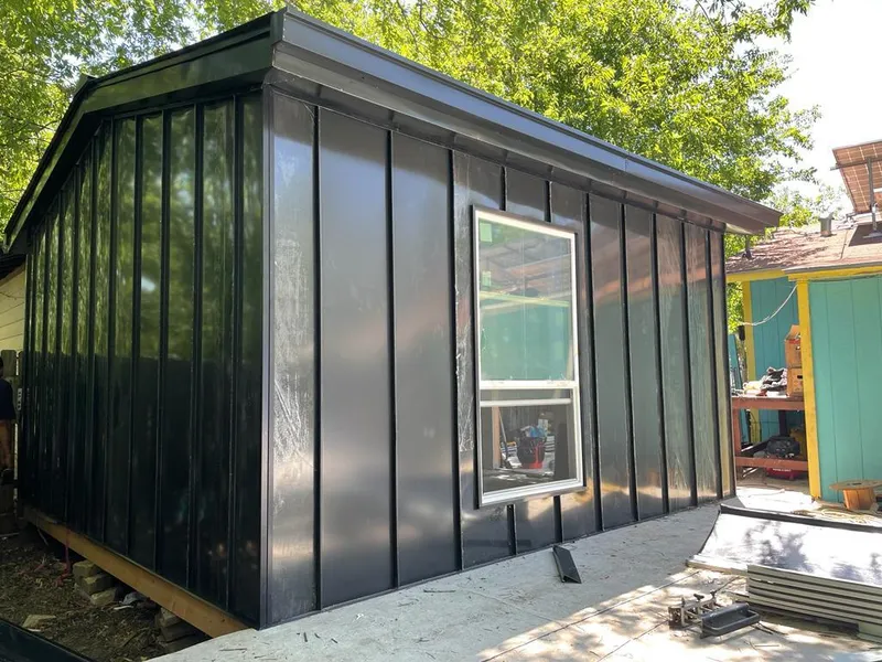 Black standing seam metal wall panels for Roof Inspection in Rio Rancho